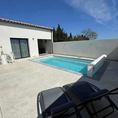Villa Moderne Avec Piscine Et Cuisine Exterieure Saint-Nazaire-d'Aude
